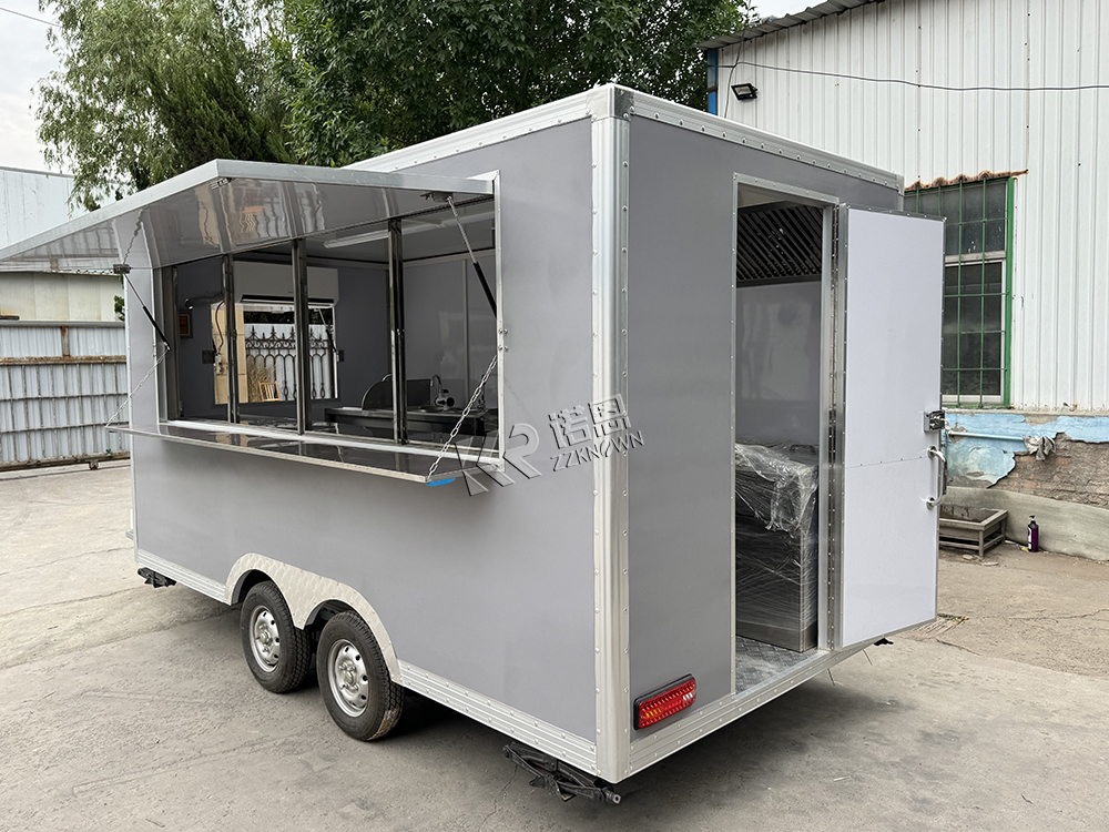 Food Trailer With Griddle Fryer Freezer