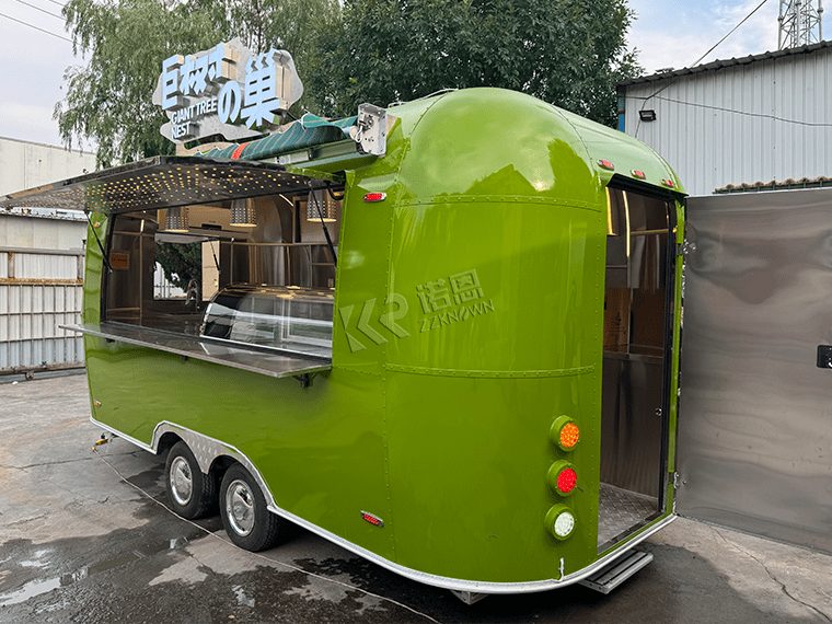 16.4*6.9ft Ice Cream Catering Truck Airstream Food Van For Sale