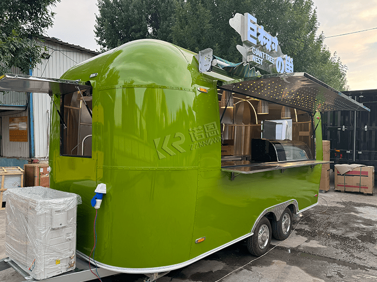 16.4*6.9ft Ice Cream Catering Truck Airstream Food Van For Sale