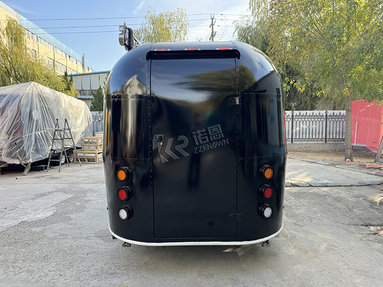 4m / 13.1ft Black Stainless Steel Spray Paint Airstream Chorizos Food Truck 