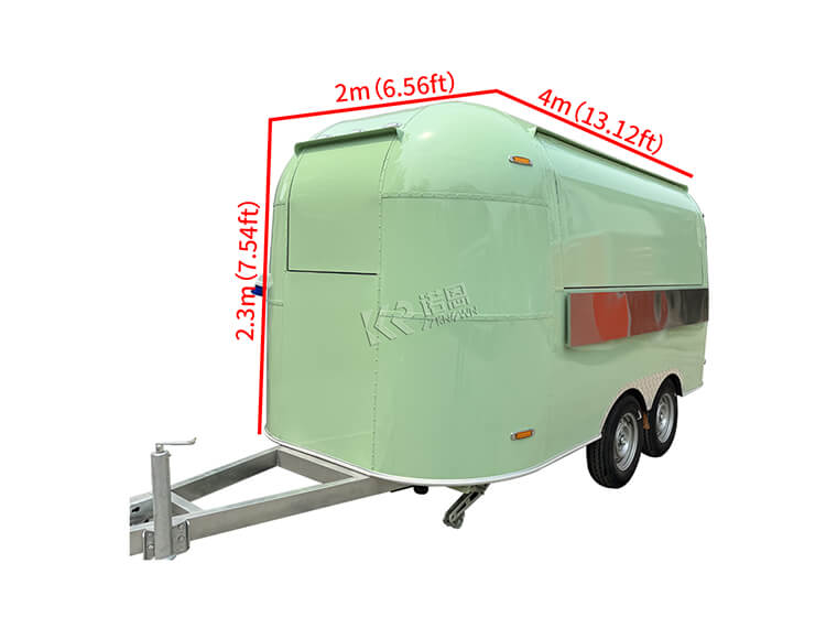 Airstream Food Trailer With AL KO Type Chassis