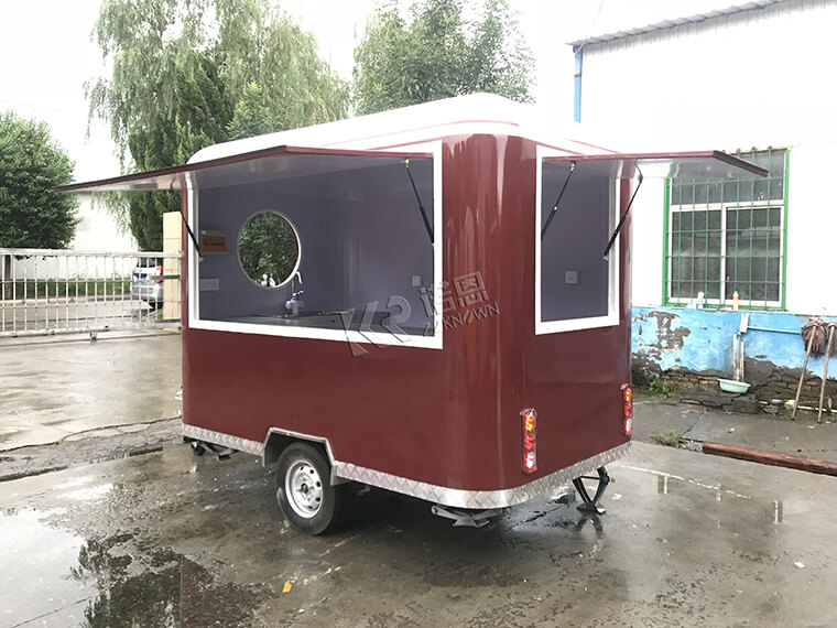 Small Airstream Style Food Cart Franchise Mobile Kitchen Trailer Mobile Kitchen Trailer