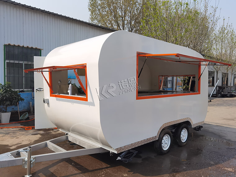 Custom Flower Cart Food Truck Wedding Food Trailers