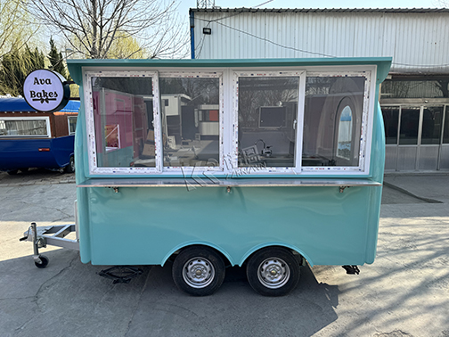 Round roof food trailer 