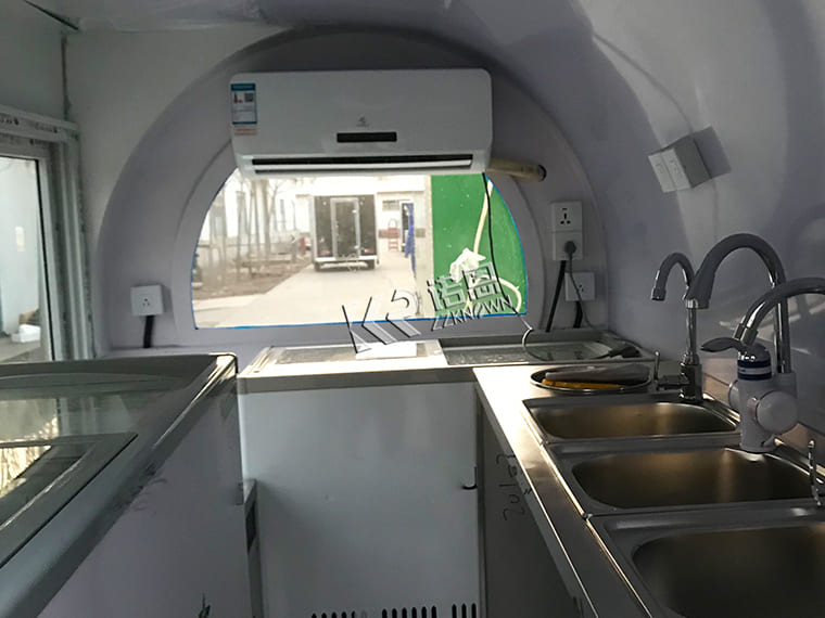 Custom Small Ice Cream Concession Trailer for sale