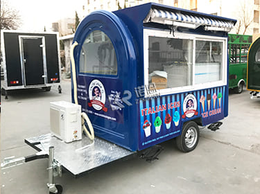 Custom Small Ice Cream Concession Trailer for sale