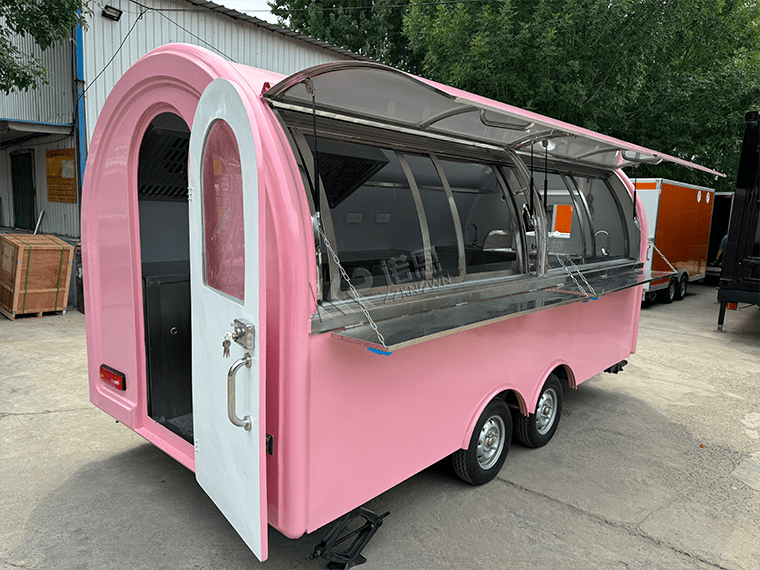 KN-FR420 Mobile Food Trailer Breakfast Food Truck For Sale