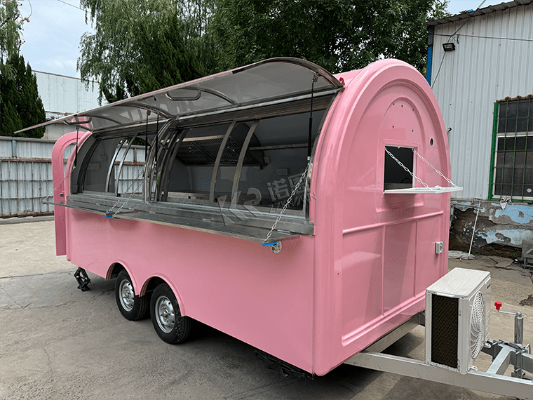 KN-FR420 Mobile Food Trailer Breakfast Food Truck For Sale