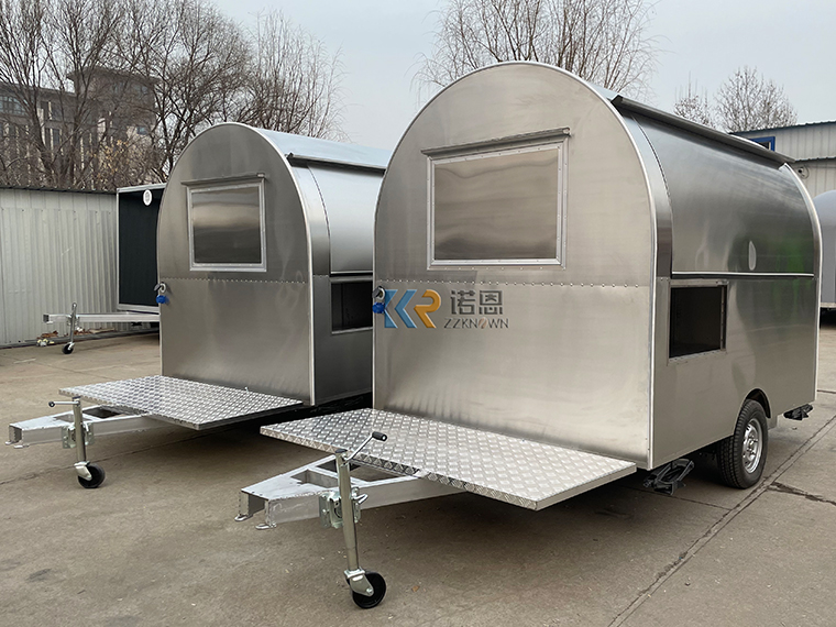 Stainless steel dessert food trucks