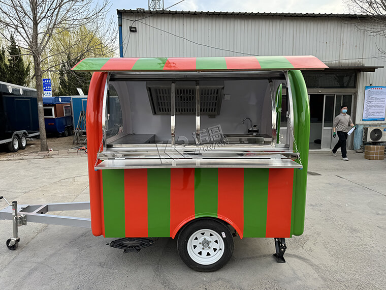 Australian Standards Multi-function Food Van Trailer / Mini Food Truck / Fast Food Cart 