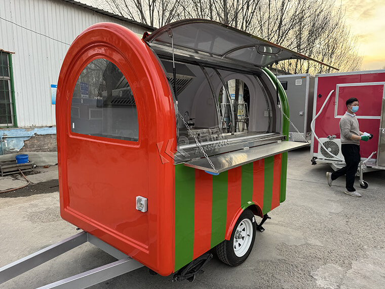 Australian Standards Multi-function Food Van Trailer / Mini Food Truck / Fast Food Cart 