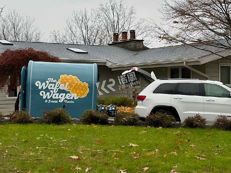 Grillz Chicken Catering Waffle Food Truck