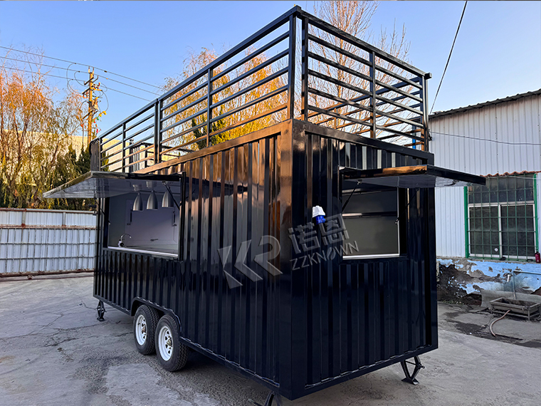 Double-decker Container Trailer Beverage Store with Stairs