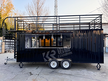 Unique Container Food Truck Trailer for sale