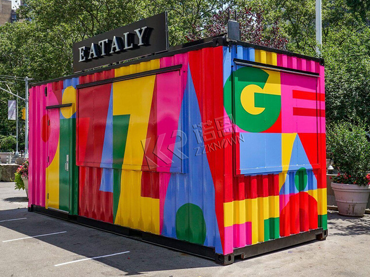 Bar Food Trailer Kiosk Shipping Container Kitchen for Resorts