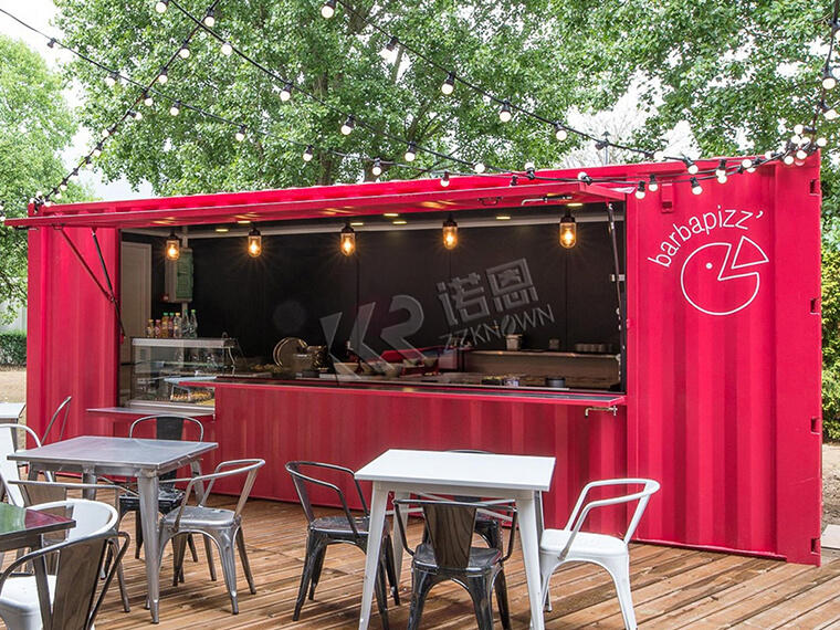 Bar Food Trailer Kiosk Shipping Container Kitchen for Resorts