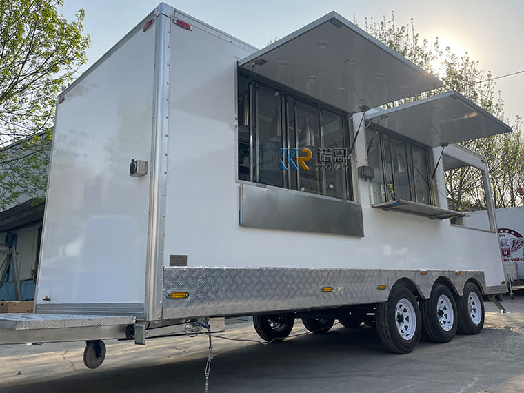 Big Size Trailers Food Truck Food Wagon For Sale