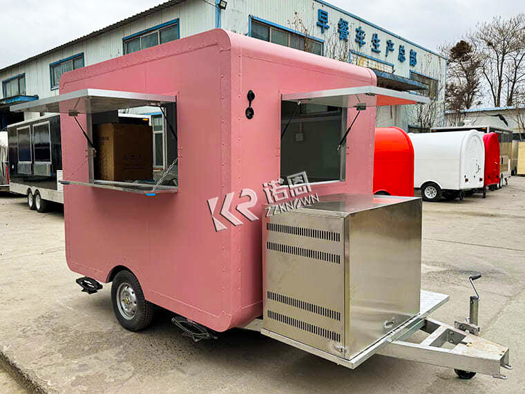 KN-FS250 New Design Food Trucks For Parties Small Food Trailer