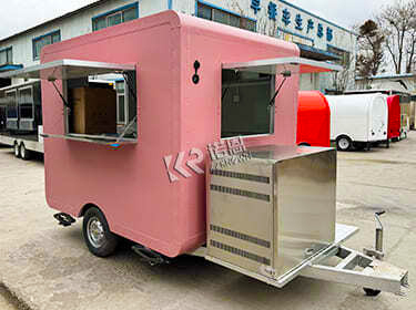 KN-FS250 New Design Food Trucks For Parties Small Food Trailer