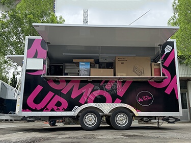 4m / 13.1ft customized taco food truck with full car logo