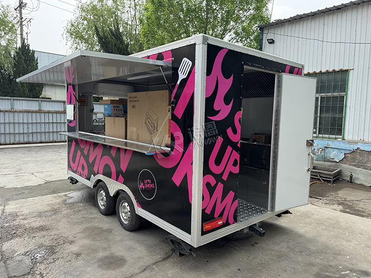 4m / 13.1ft customized taco food truck with full car logo