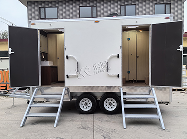 Luxury Bathroom Portable Toilet Mobile Restroom Trailer