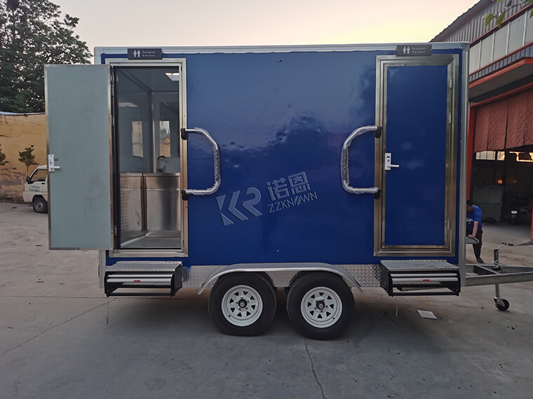 Construction Restroom Trailer Custom Bathroom Trailer 