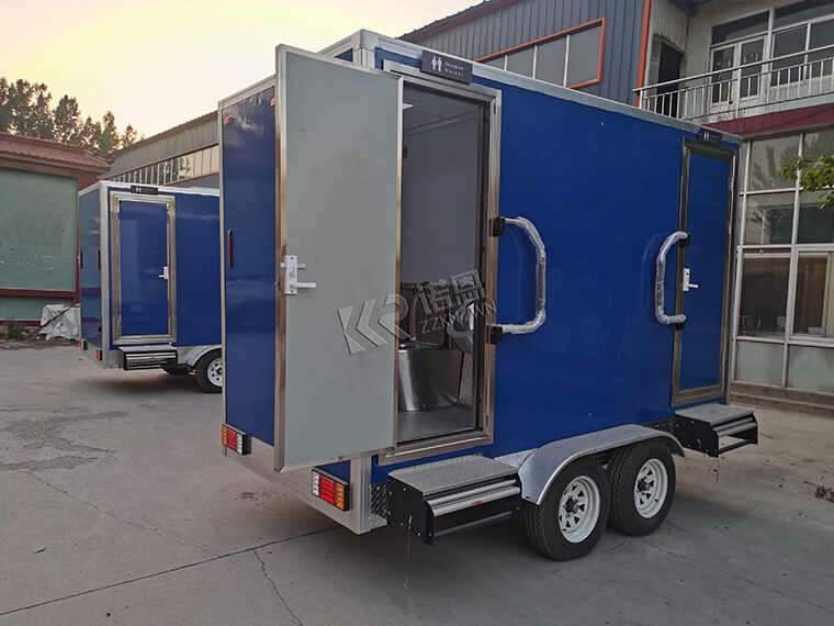 Construction Restroom Trailer Custom Bathroom Trailer 