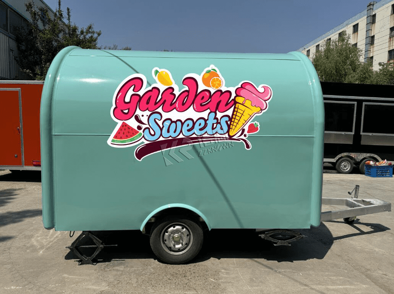 food trailer ice cream truck with water system for sale