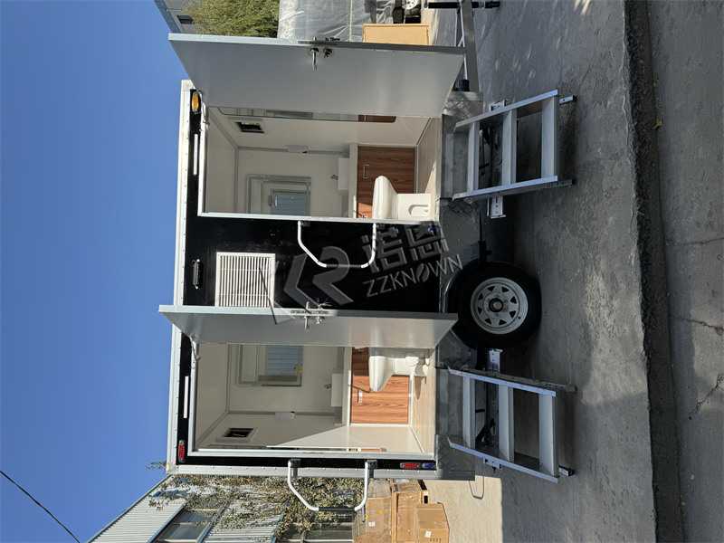 2 station luxury mobile executive restroom trailers for sale