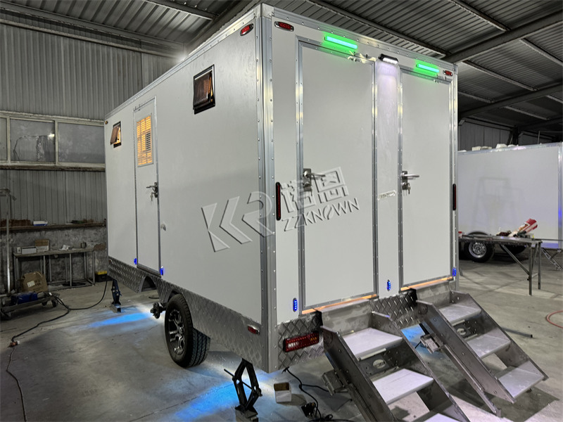 air conditioned luxury mobile porta potty business for sale