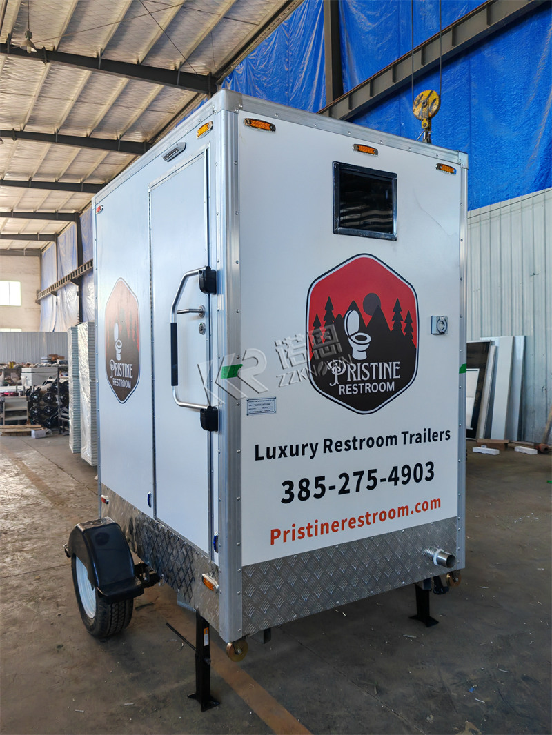 air conditioned luxury mobile porta potty rental trailer for sale