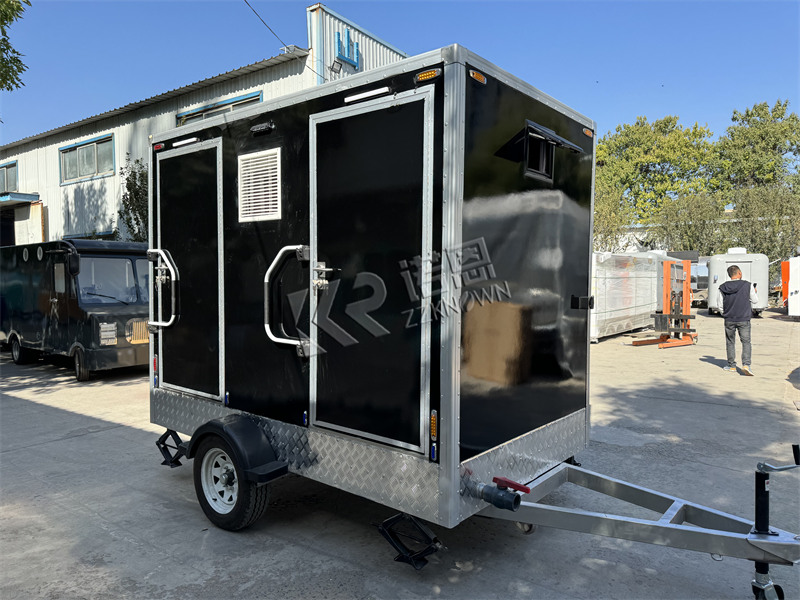 air conditioned luxury mobile porta potty truck for sale