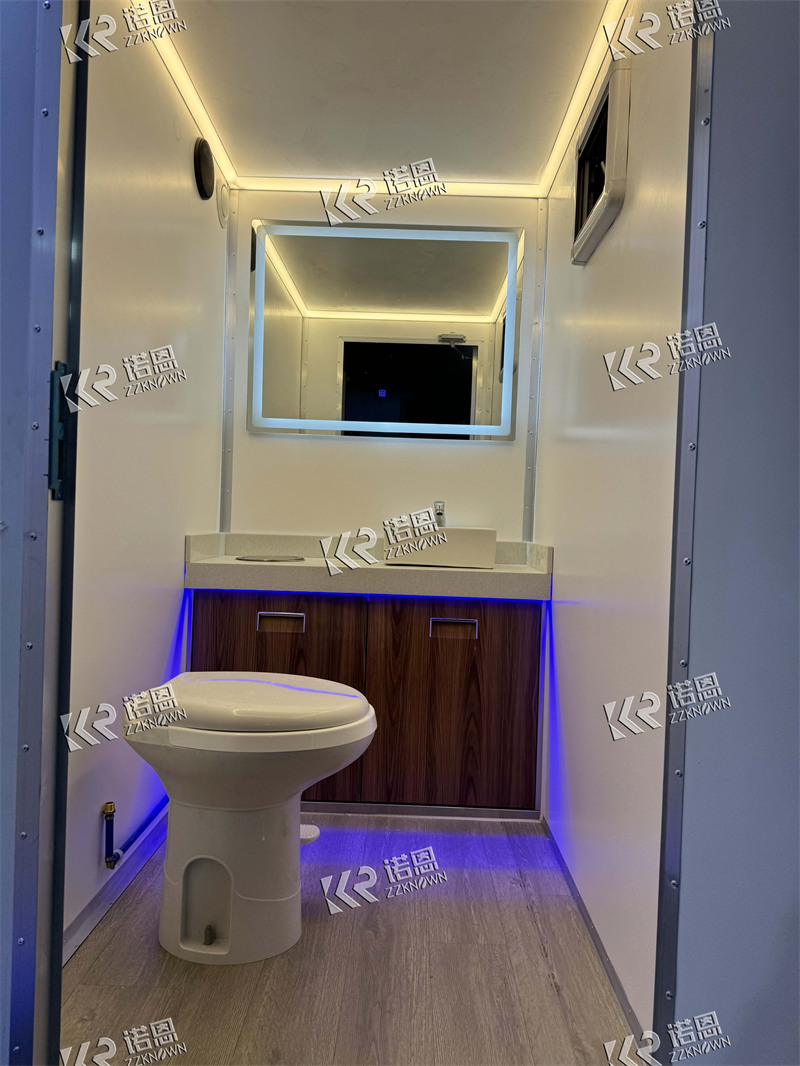 air conditioned luxury mobile trailer bathrooms for sale