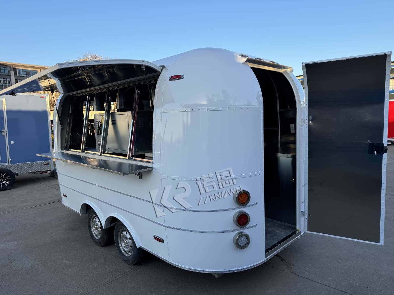 Factory price custom built airstream food cart