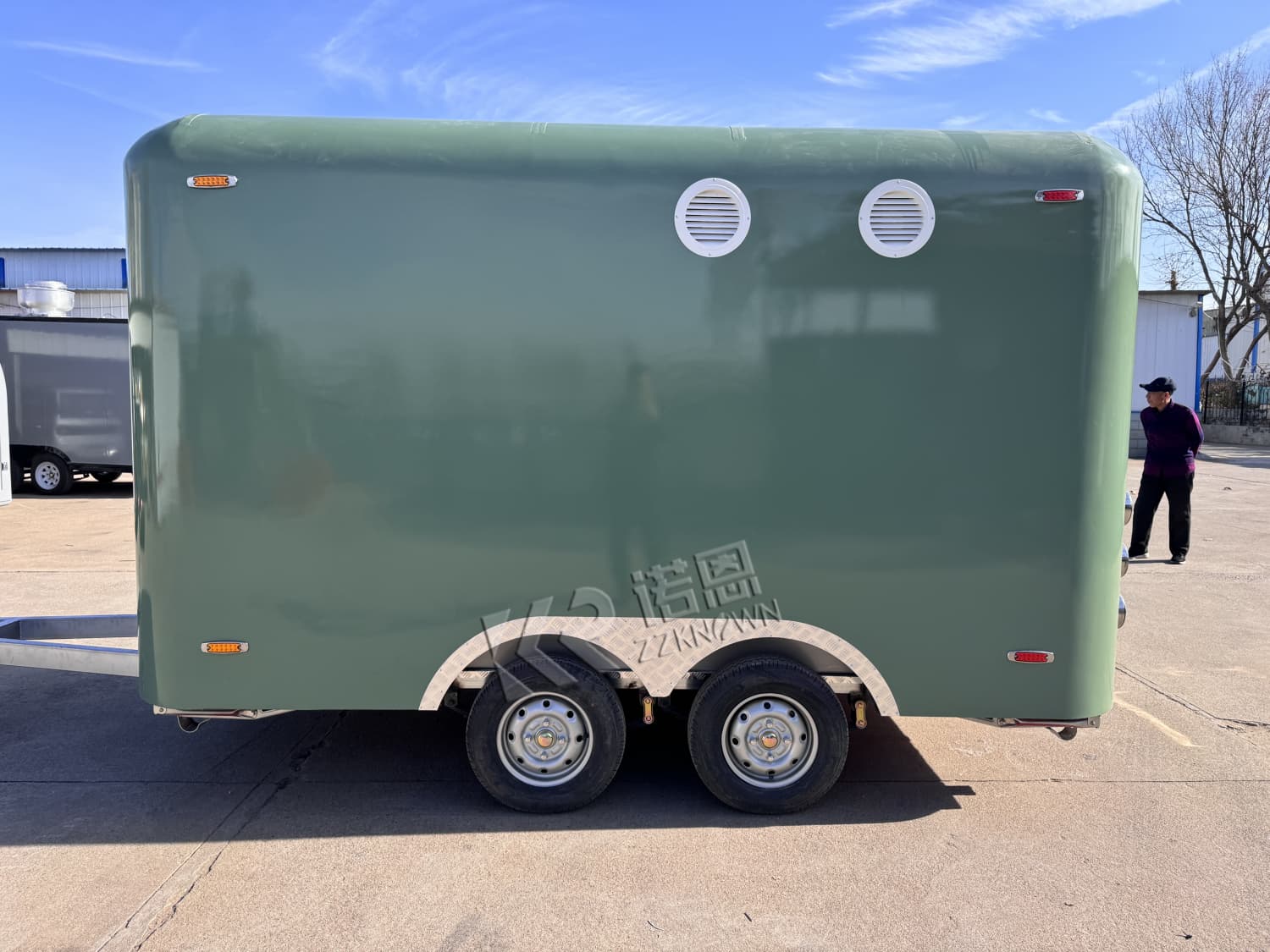 Factory price custom built food trailer airstream