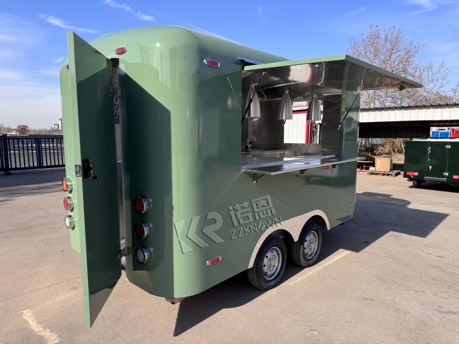 Factory price custom built airstream vending trailer