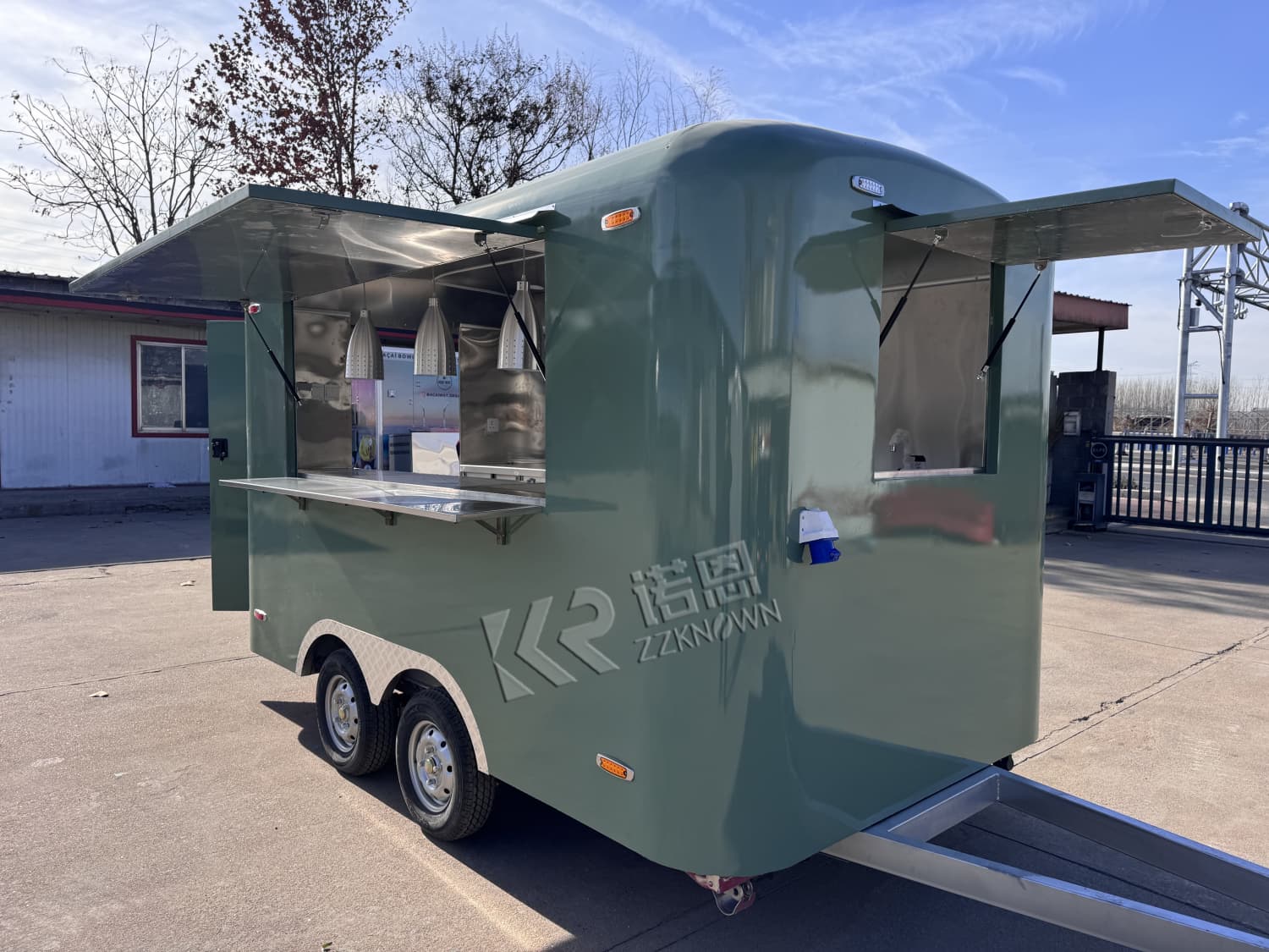 Factory price custom built food concession trailer